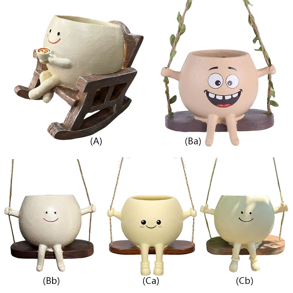 Creative Rocking Chair/Swing F - Echeveria Succulent 评论和价格
